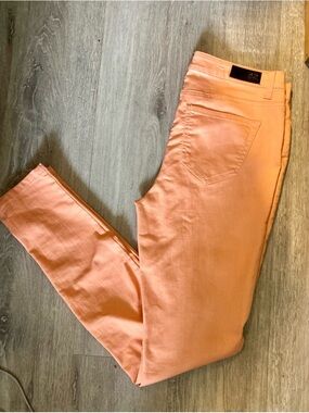 Vero Moda Peach-Orange High-Rise Jeans